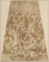 A+ 049
<br/>
Strijd tussen de Lapithen en de centauren
<br/>
<em>Campi, Bernardino (1521-1591)</em>